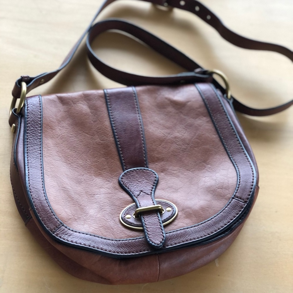Fossil VRI Vintage Reissue Flap Leather Crossbody